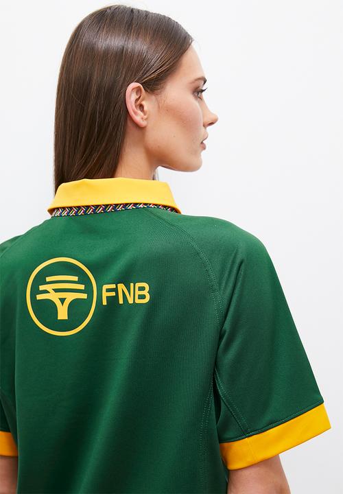 Nike - Women's Springbok stadium jersey home - gorge green/university gold