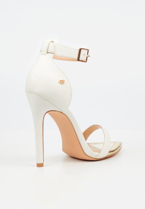 Miss Black - Edge 1 stiletto heel - white