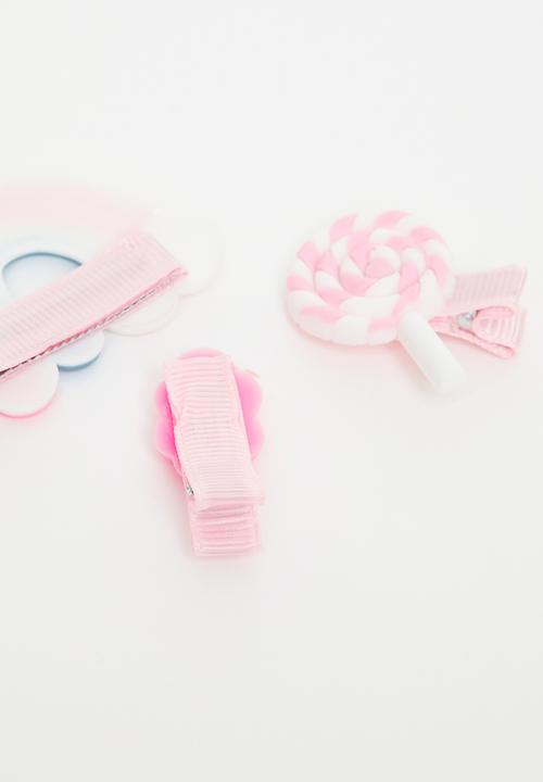 Pop Candy - Girls novelty hair clips - pink