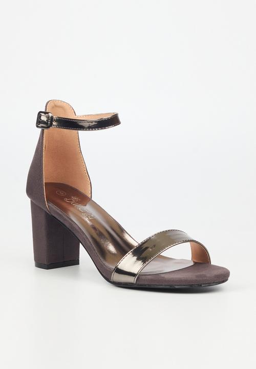 Butterfly Feet - Adelei 1 block heel - grey