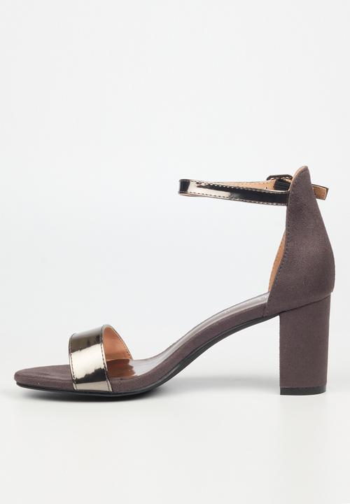 Butterfly Feet - Adelei 1 block heel - grey