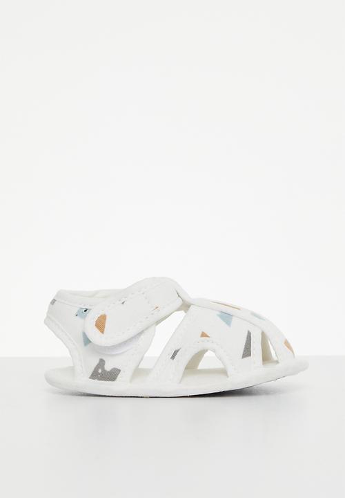 Pop Candy - Back strap  sandals - white multi