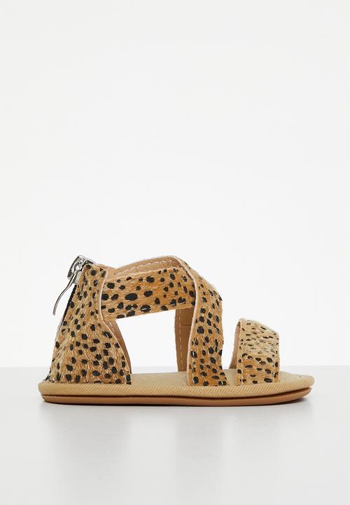 Pop Candy - Gladiator sandals - brown spots