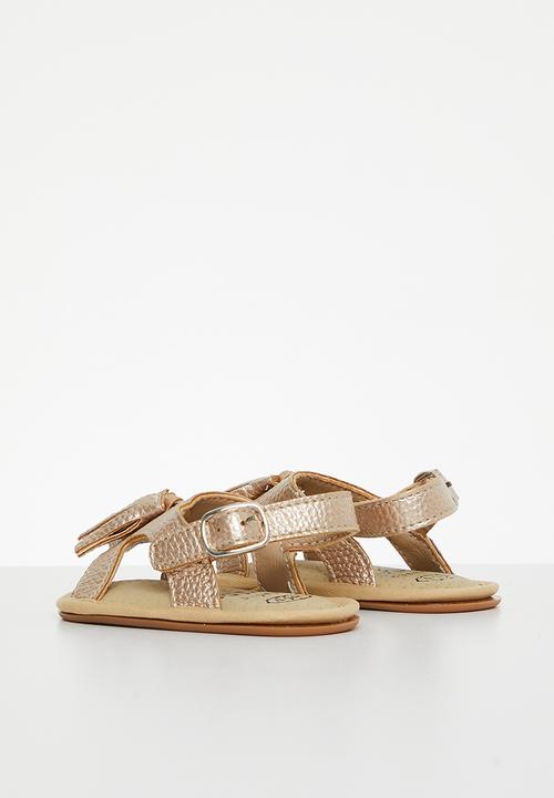 Pop Candy - Back strap sandals - gold 