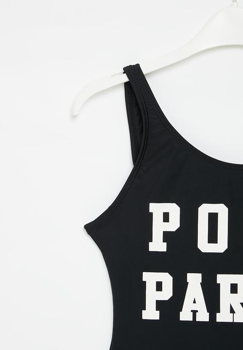 Pop Candy - Pool party  swimsuit - black