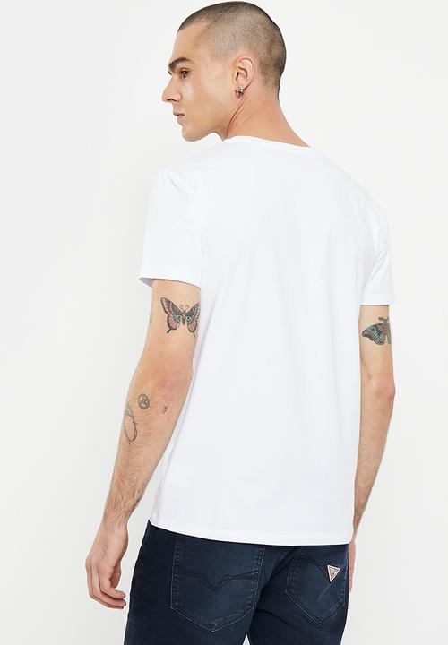 GUESS - Short sleeve guess classic tee - pure white