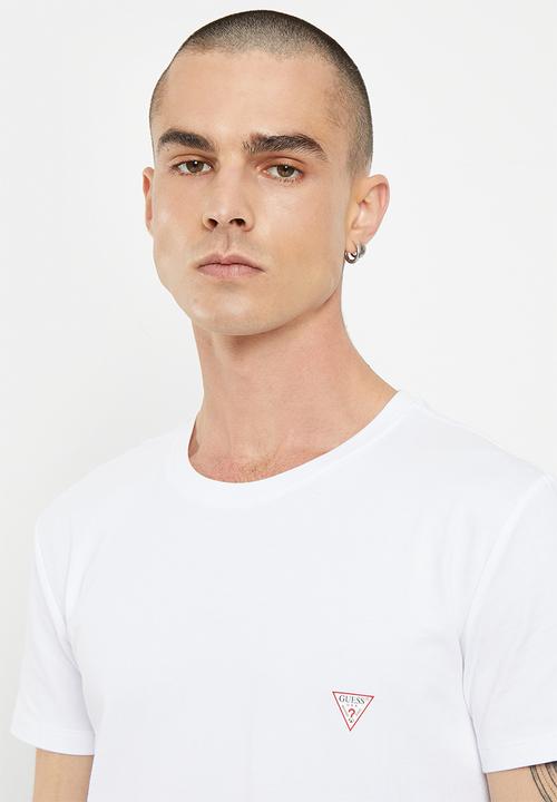 GUESS - Short sleeve guess classic tee - pure white