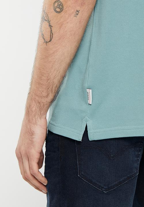 GUESS - OZ short sleeve polo - honest blue