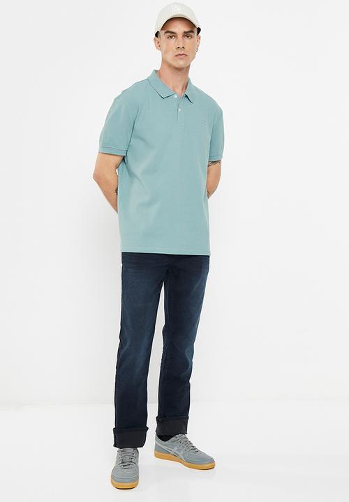 GUESS - OZ short sleeve polo - honest blue