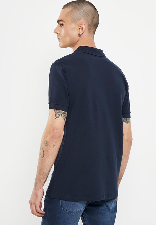GUESS - Short sleeve guess classic golfer - new navy