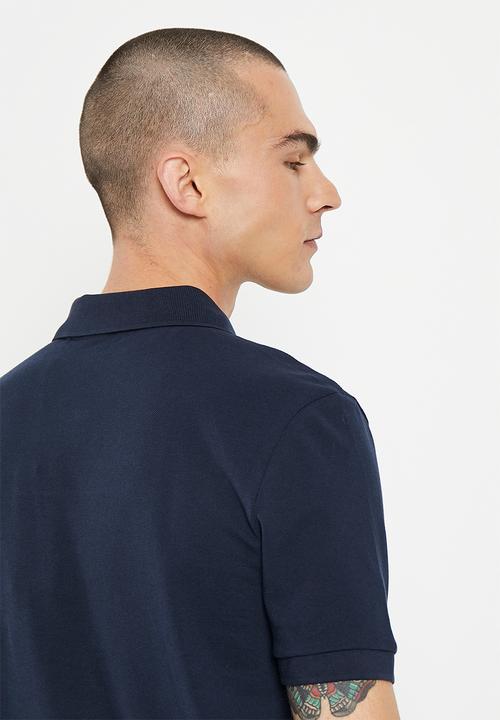 GUESS - Short sleeve guess classic golfer - new navy