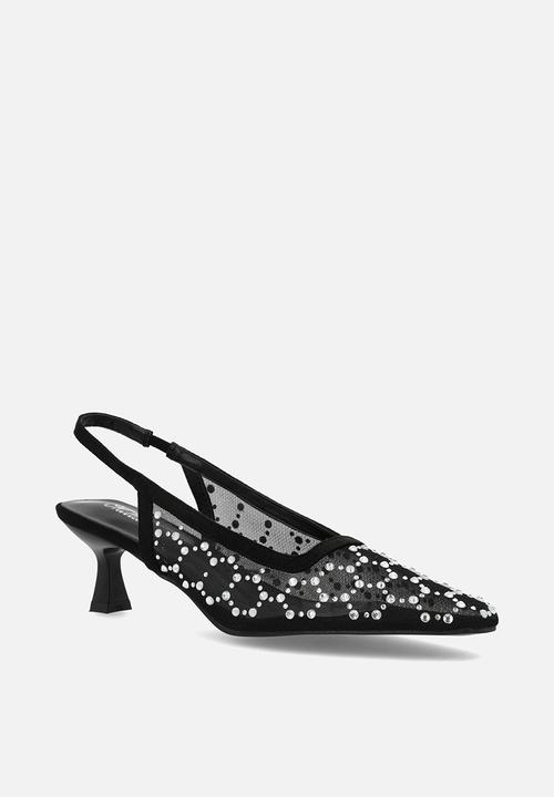 MILLA - Laina mesh stiletto - black