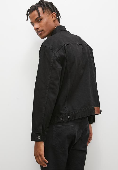 STYLE REPUBLIC - Denim oversize trucker  - black