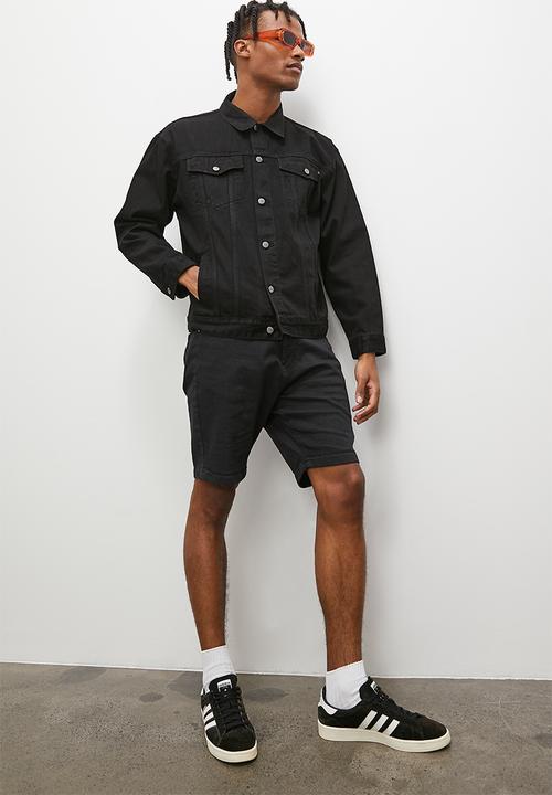 STYLE REPUBLIC - Denim oversize trucker  - black