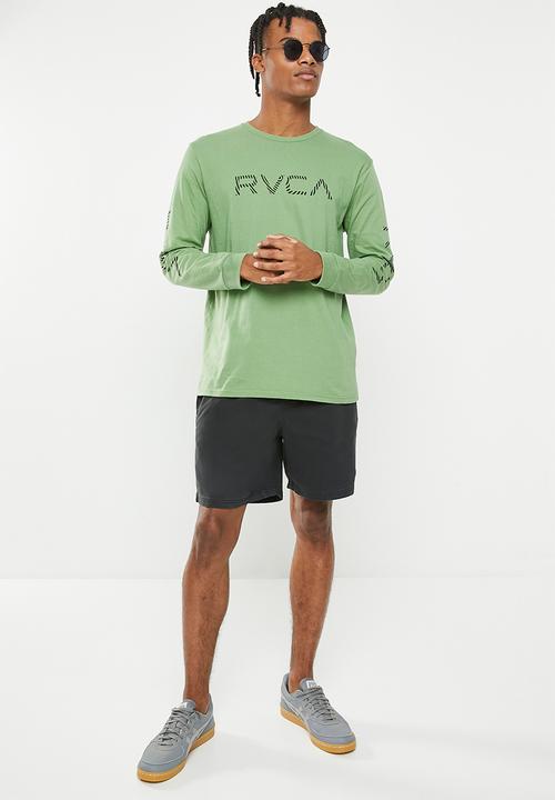 RVCA - Big fills long sleeve - spinach