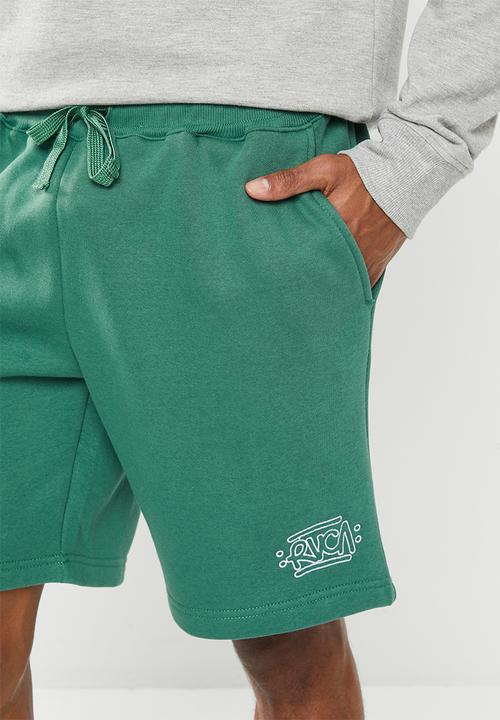 RVCA - Streets sweat short - tree green