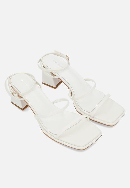 Superbalist - Samiya block heel - white