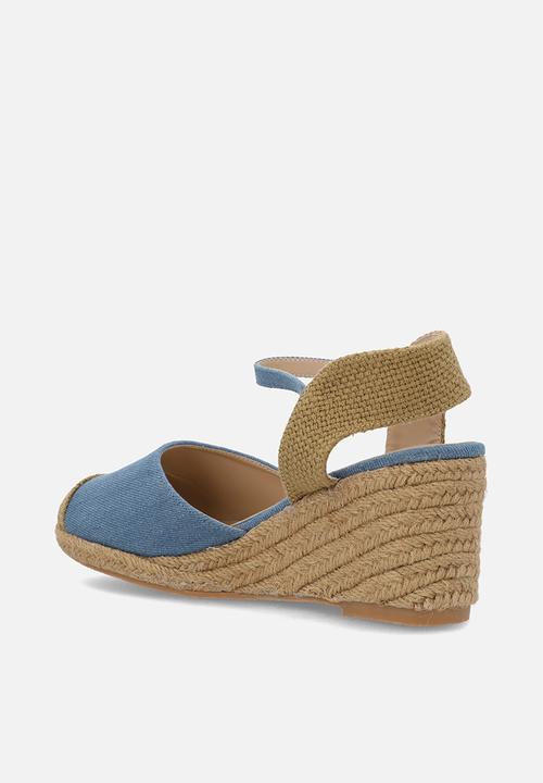 edit - Neliah wedge espadrille - navy