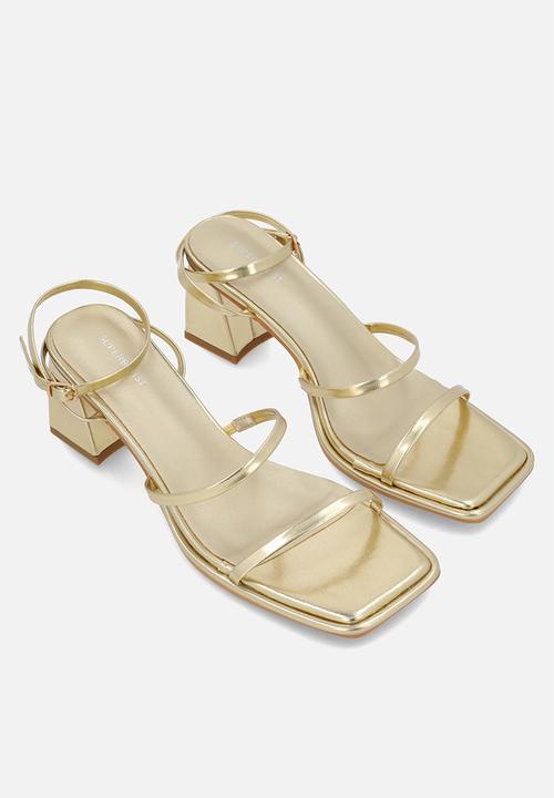 Superbalist - Samiya block heel - gold