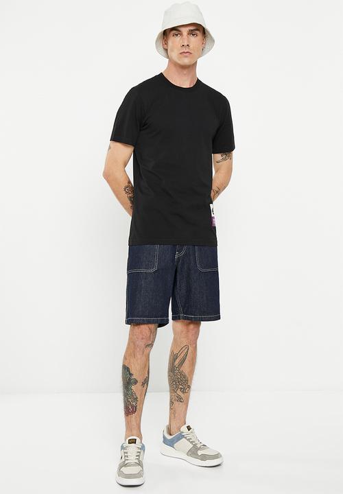 G-STAR - Back gr slim r t Compact jersey o - dk black