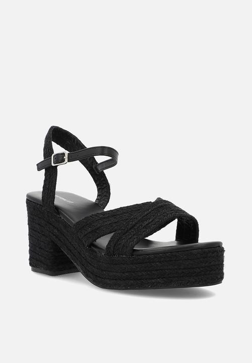 Superbalist - Isha espadrille - black