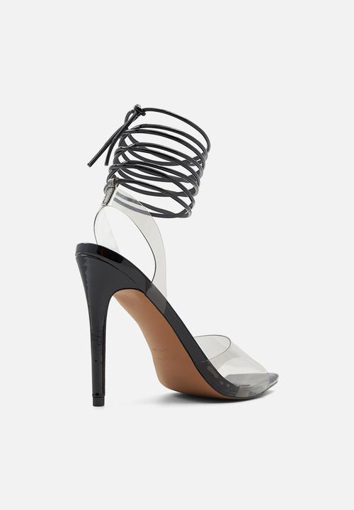 Call It Spring - Shade ankle strap stiletto - black
