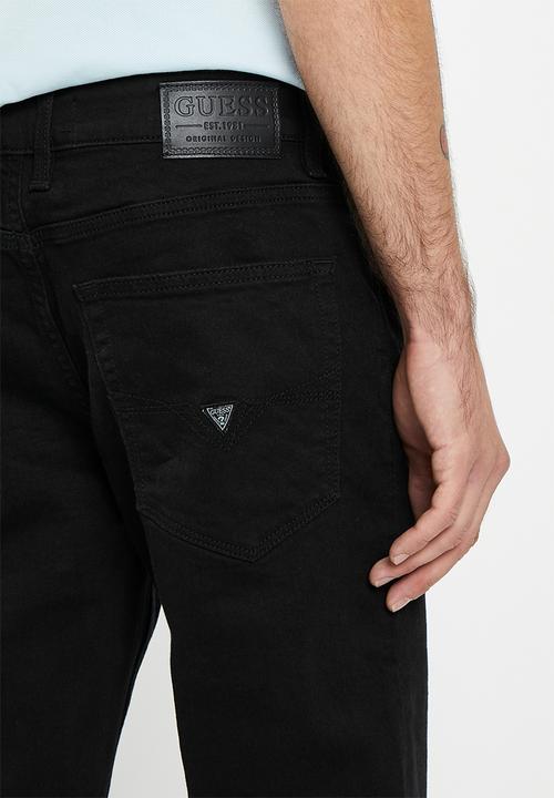 GUESS - Slim straight eco - black wash