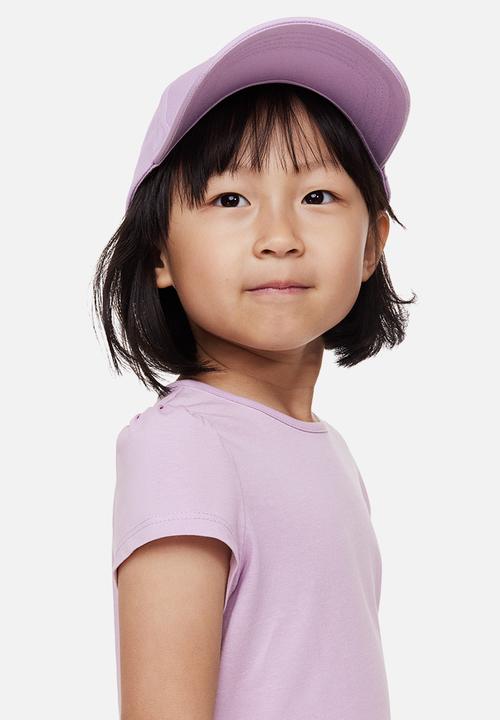 H&M - Cotton jersey top - lilac 