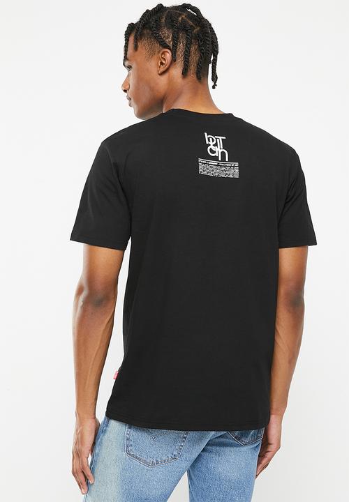 Butan - Panthers woodcut oversized T-shirt - black