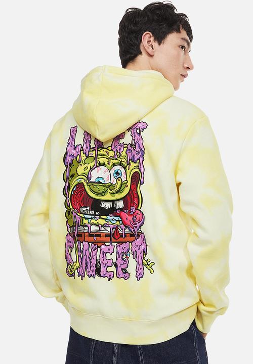 H&M - Regular fit hoodie - yellow / spongebob 