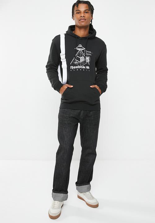 Reebok - Cl skate hoodie - black
