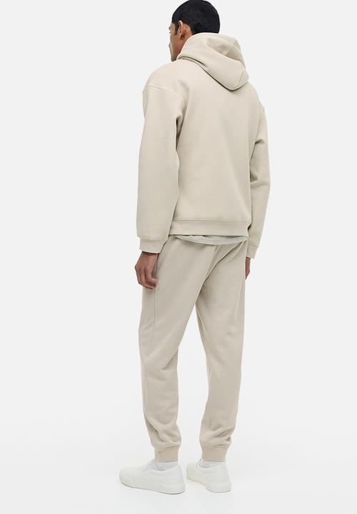 H&M - Regular fit sweatpants - cream 