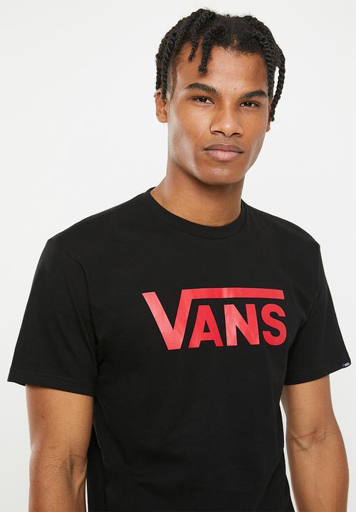 Vans - Mn vans classic - black & reinvent red
