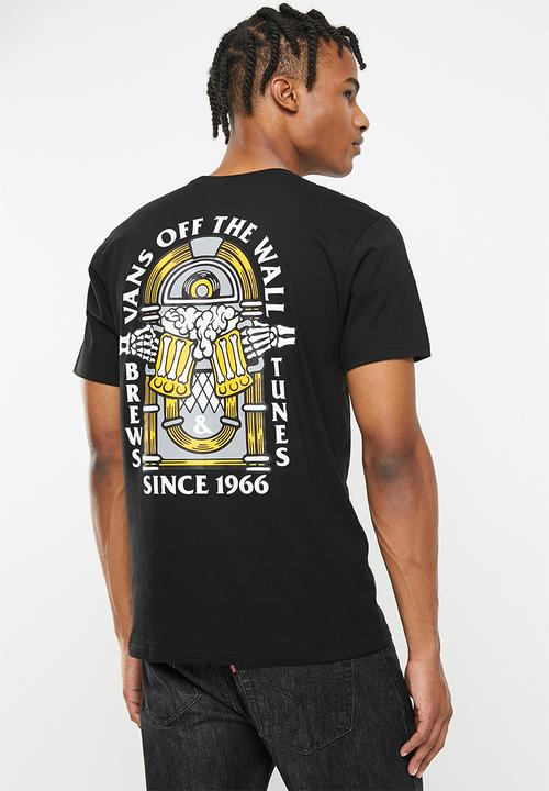 Vans - Brew bros tunes short sleeve tee -  black 