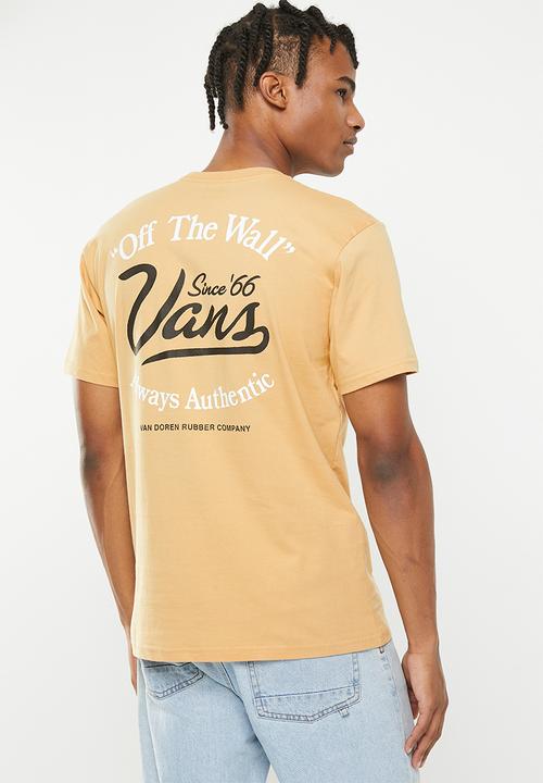 Vans - Gas station logo short sleeve tee - taos taupe