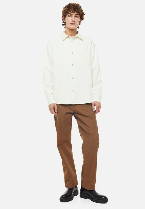 H&M - Denim overshirt - cream