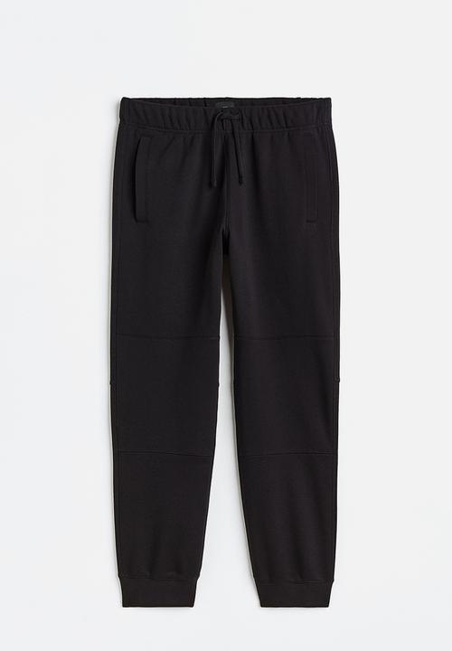 H&M - Regular fit cotton sweatpants - black