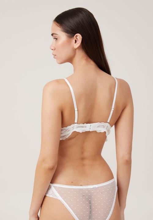 Cotton On - Aurora lace wirefree - cream