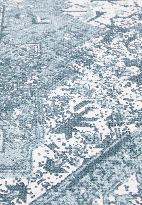 Sixth Floor - Sophia printed rug - tradewind blue