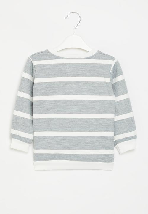 Pop Candy - Sweat top - grey & white
