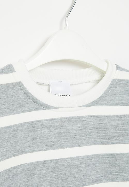 Pop Candy - Sweat top - grey & white