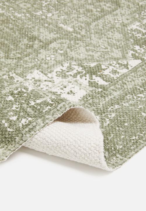 Sixth Floor - Sophia printed runner - dessert sage