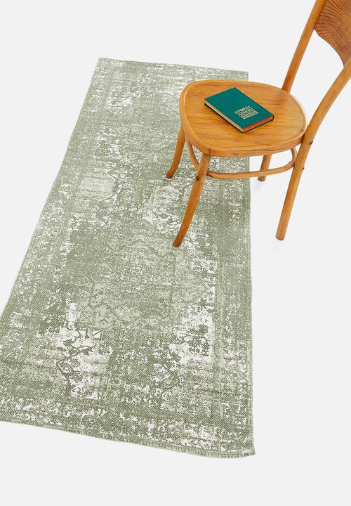 Sixth Floor - Sophia printed runner - dessert sage