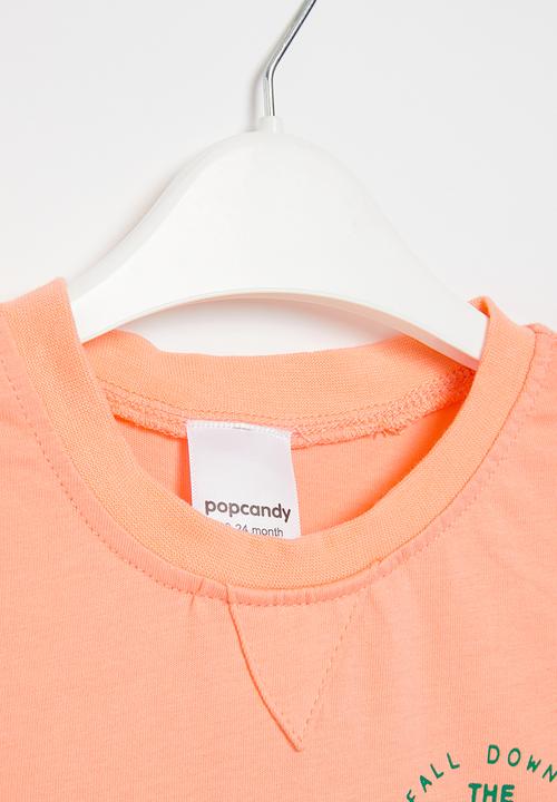 Pop Candy - Printed tee - orange