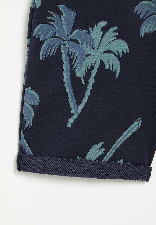 Pop Candy - Printed short - navy