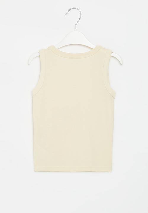 Pop Candy - Printed vest - ecru