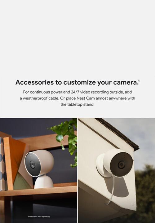 Google - Google - Nest Cam Indoor/Outdoor - Battery