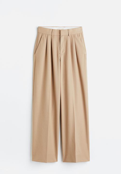 H&M - Straight trousers - beige