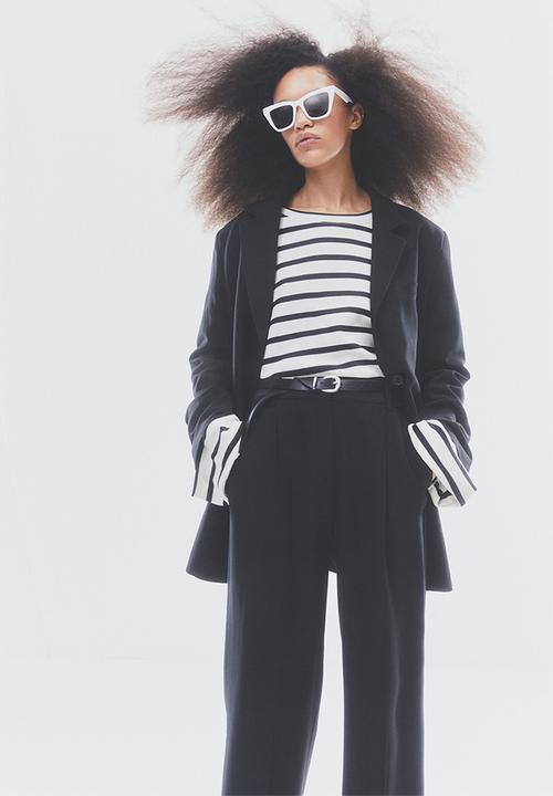 H&M - Tailored trousers - black