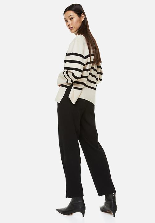 H&M - Tailored trousers - black